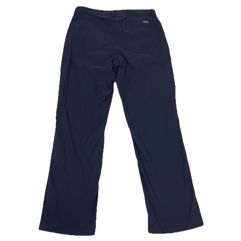 Eddie Bauer Fleece Lined 2 Way Stretch Tech Pants Water Repel Blue Mens 34 x 30 - Picture 3 of 8